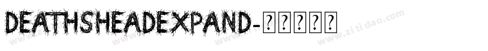 deathsheadexpand字体转换