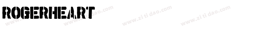 rogerheart字体转换