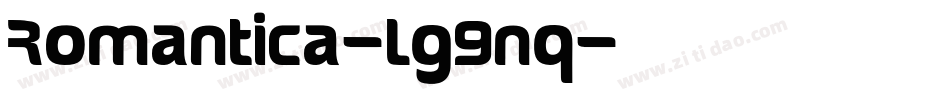Romantica-lg9nq字体转换