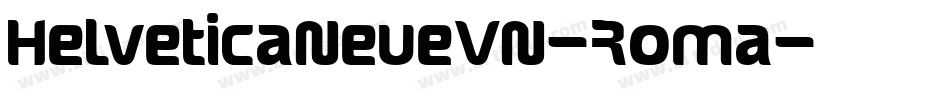 HelveticaNeueVN-Roma字体转换