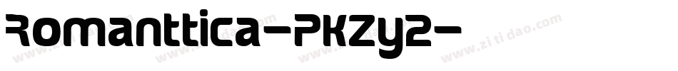 Romanttica-PKZy2字体转换