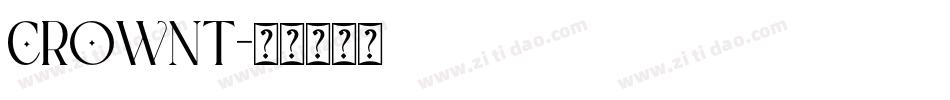 CROWNT字体转换