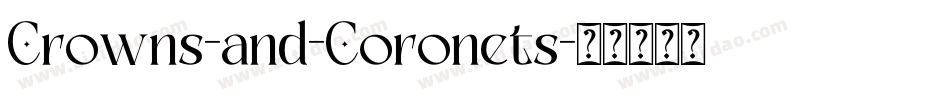 Crowns-and-Coronets字体转换