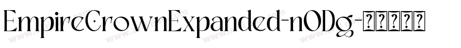EmpireCrownExpanded-n0Dg字体转换