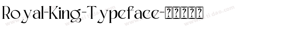 Royal-King-Typeface字体转换