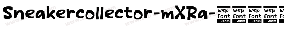 Sneakercollector-mXRa字体转换