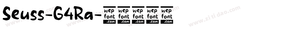 Seuss-G4Ra字体转换