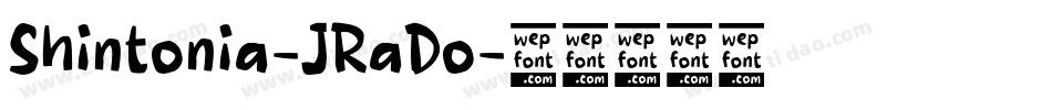 Shintonia-JRaDo字体转换