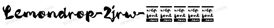 Lemondrop-2jrw字体转换