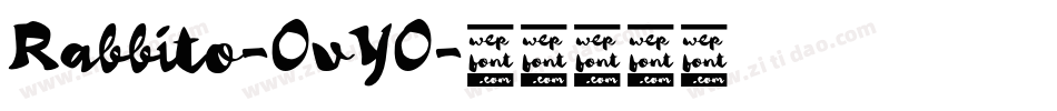 Rabbito-OvYO字体转换