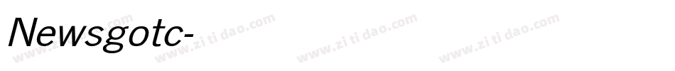Newsgotc字体转换