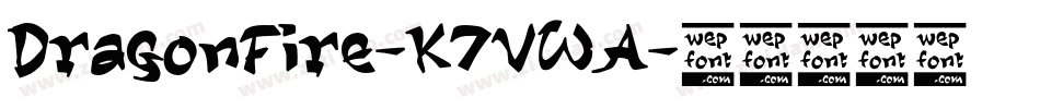 DragonFire-K7VWA字体转换