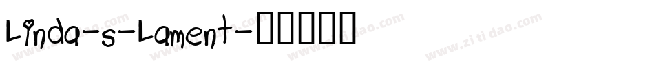 Linda-s-Lament字体转换