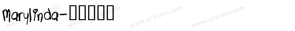 Marylinda字体转换