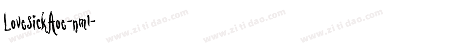 LovesickAoe-nm1字体转换
