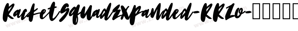 RacketSquadExpanded-RRZo字体转换
