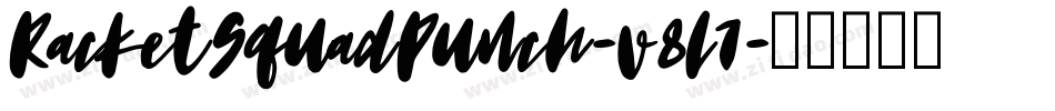 RacketSquadPunch-v8l7字体转换