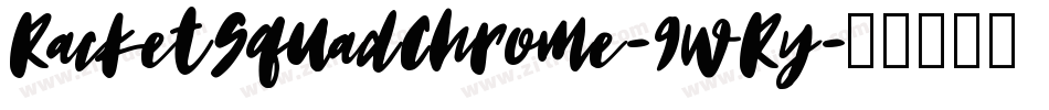 RacketSquadChrome-9wRy字体转换