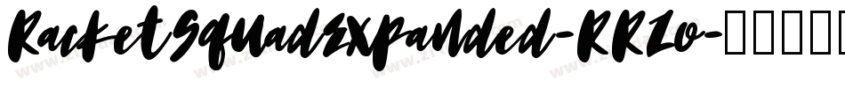 RacketSquadExpanded-RRZo字体转换