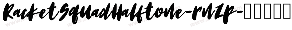 RacketSquadHalftone-rnZp字体转换