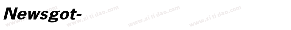 Newsgot字体转换