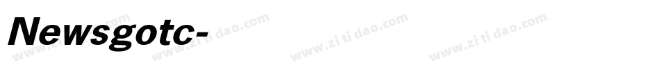 Newsgotc字体转换