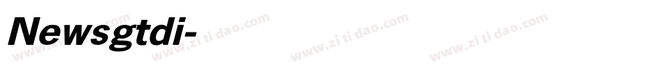 Newsgtdi字体转换