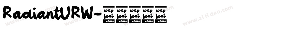 RadiantURW字体转换