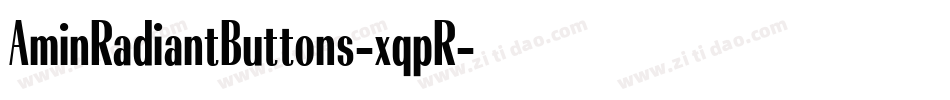 AminRadiantButtons-xqpR字体转换