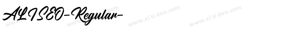 ALISEO-Regular字体转换
