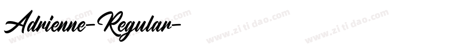 Adrienne-Regular字体转换