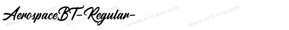 AerospaceBT-Regular字体转换