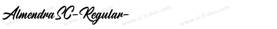 AlmendraSC-Regular字体转换 AlmendraSC-Regular字体转换
