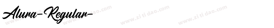 Alura-Regular字体转换