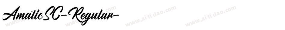 AmaticSC-Regular字体转换 AmaticSC-Regular字体转换