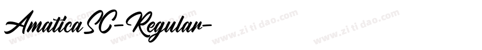 AmaticaSC-Regular字体转换 AmaticaSC-Regular字体转换