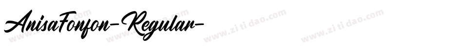 AnisaFonfon-Regular字体转换