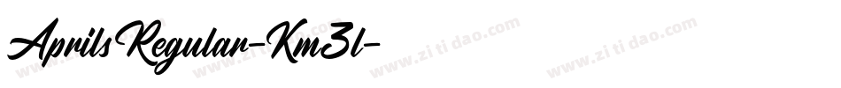 AprilsRegular-Km3l字体转换
