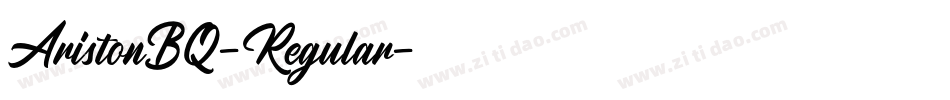 AristonBQ-Regular字体转换
