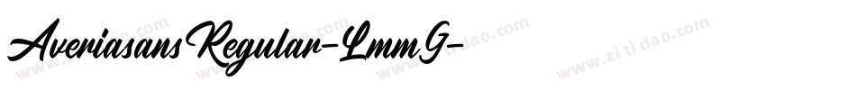 AveriasansRegular-LmmG字体转换