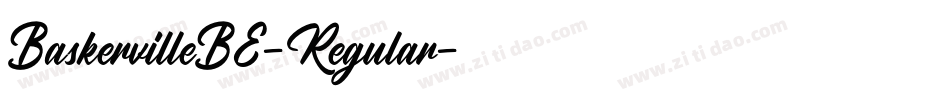 BaskervilleBE-Regular字体转换
