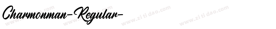 Charmonman-Regular字体转换 Charmonman-Regular字体转换