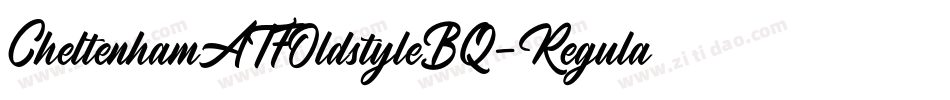 CheltenhamATFOldstyleBQ-Regular字体转换