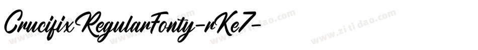 CrucifixRegularFonty-rKe7字体转换