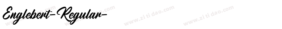 Englebert-Regular字体转换