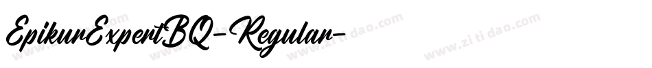 EpikurExpertBQ-Regular字体转换