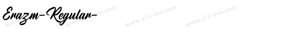 Erazm-Regular字体转换