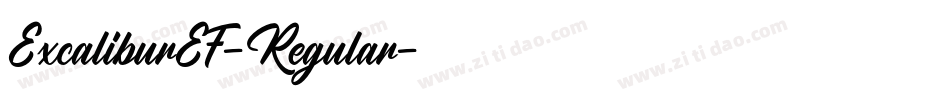 ExcaliburEF-Regular字体转换