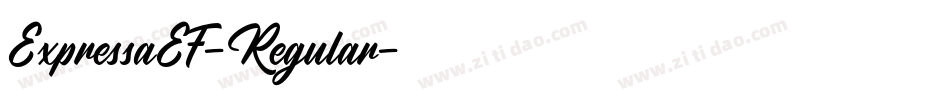 ExpressaEF-Regular字体转换
