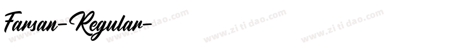 Farsan-Regular字体转换